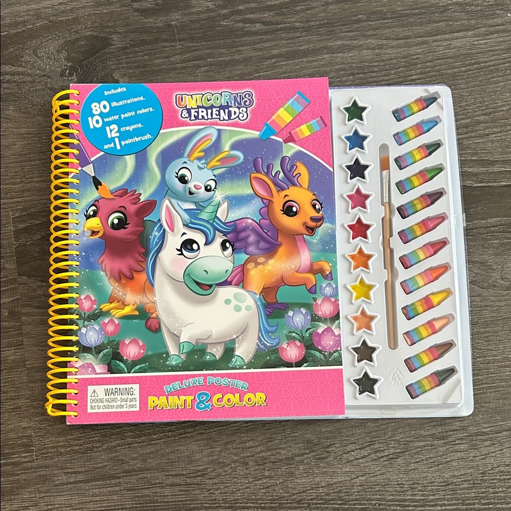 Unicorn & Friends Deluxe Poster Paint and Color